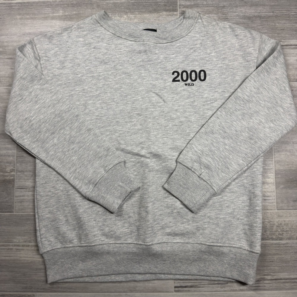 Line Change Minnesota Wild Hockey Crewneck Sweatshirt Women's SZ Large NHL Gray